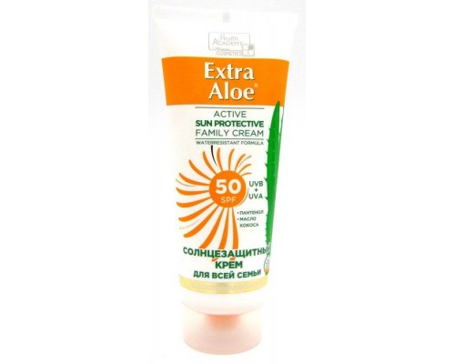 Вилсен солнцезащитный крем SPF50 для всей семьи Extra Aloe 100мл